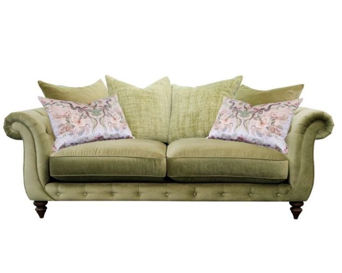 Alexander & James Utopia Fabric Pillow Back 2 Seater Sofa