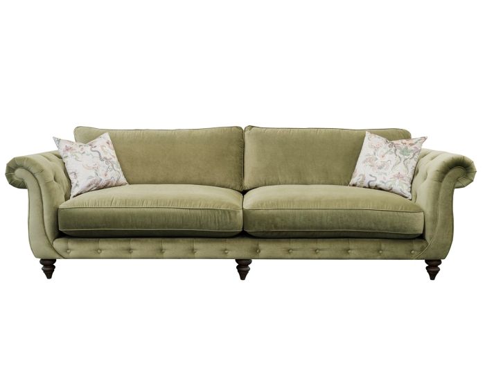 Alexander & James Utopia Fabric Standard Back 4 Seater Sofa