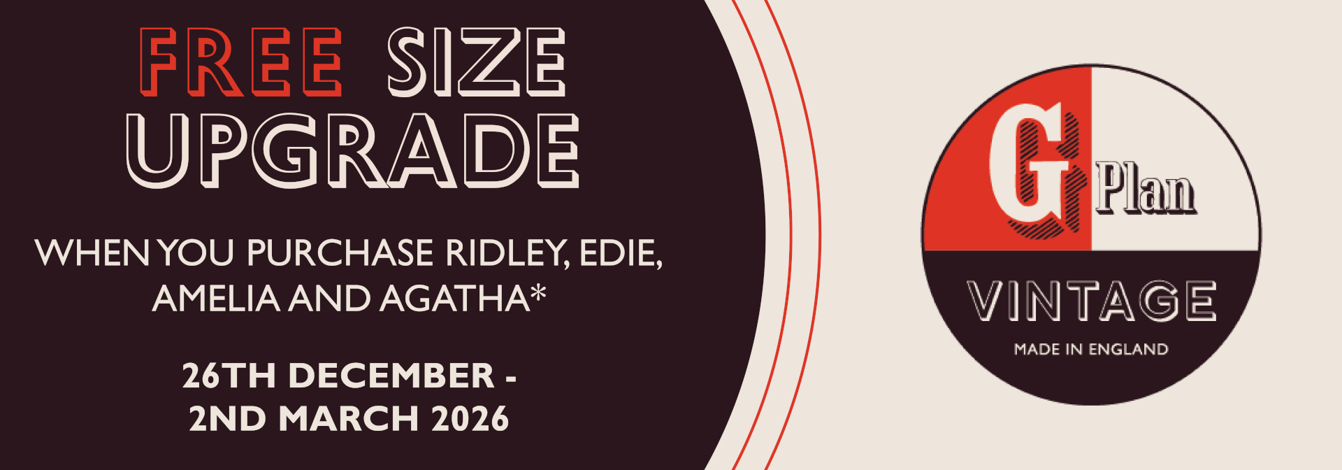 G Plan Vintage Winter sale Now On