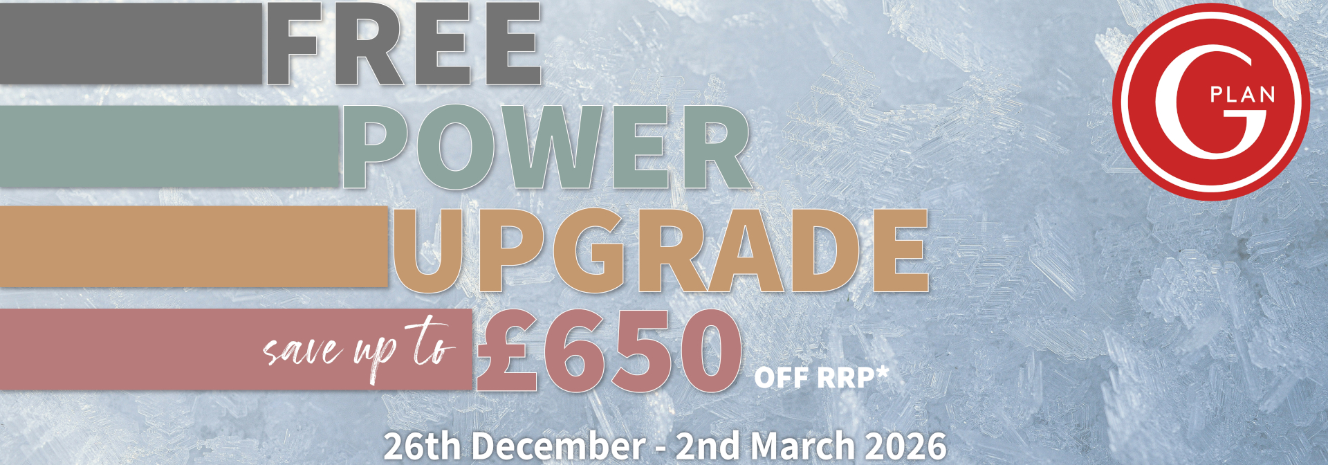 G Plan Winter sale Now On