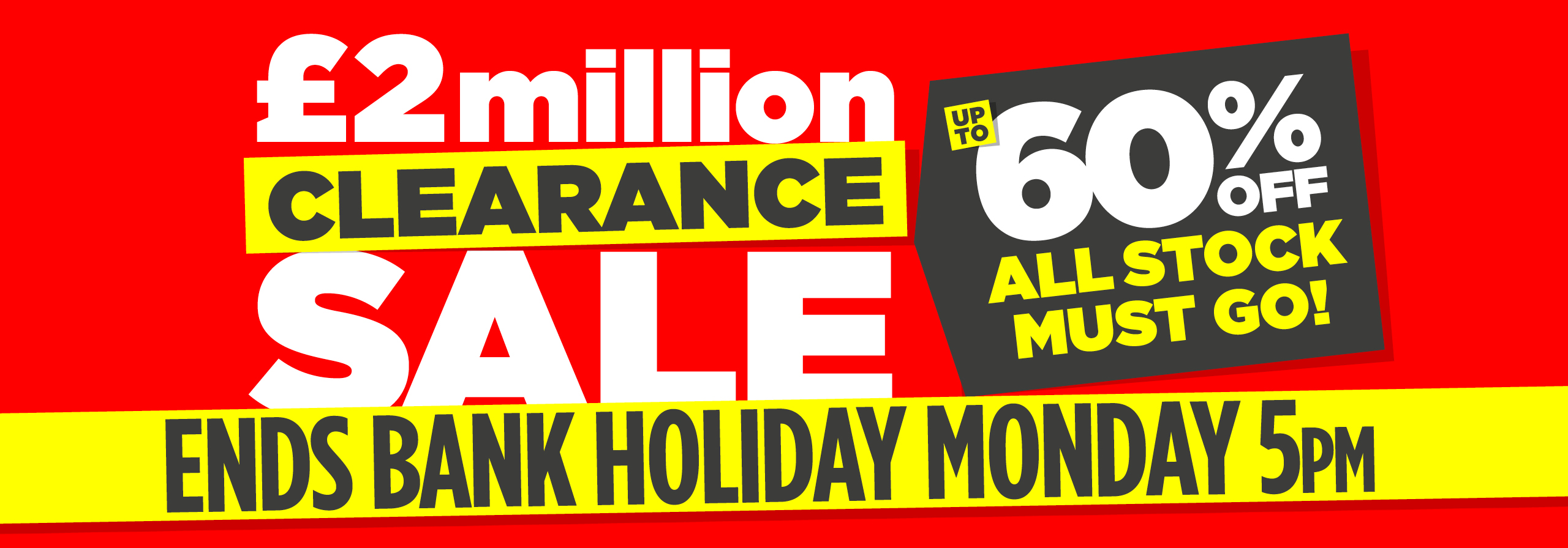 Taskers Clearance Sale - Now On!