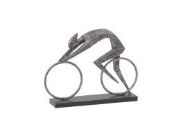 Abstract Cyclist Sculpture