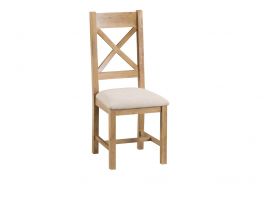 Kendall Cross Back Chair Fabric