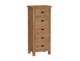 Worcester 5 Drawer Narrow Chest