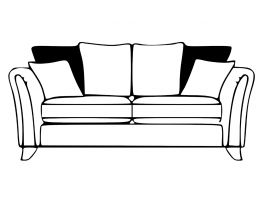 Alstons Bonnie 3 Seater Sofa Pillow Back