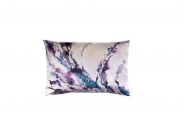 Ink Abstraction Dusty Lavender Cushion