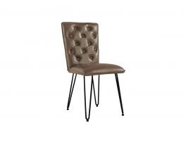 Cassius Brown Studded Chair (x2)