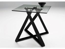 Constellation Black Metal Lamp Table