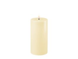 Deluxe Homeart Cream LED Candle