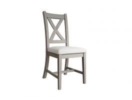 Rennes Dining Crossback Chair with Fabric Seat