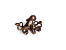 Octopus Candle Holder Antique Bronze