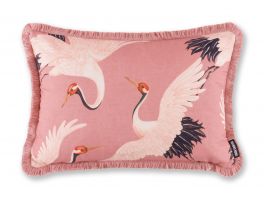 Paloma Home Oriental Birds Blossom Feather Filled Cushion
