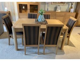 Clearance Porto Dining Table & 6 Chairs