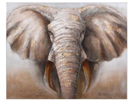 Hand Painted Elephant Canvas