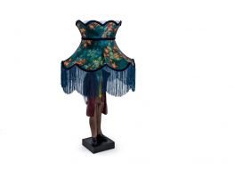 Standing Suited Figure Table Lamp