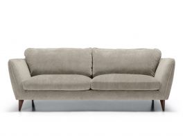 SITS Stella Atropa Grey Beige 3 Seater Sofa Fast Track