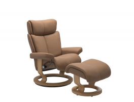 Stressless Magic Classic Chair with Footstool