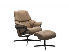 Stressless Reno Cross Chair with Footstool