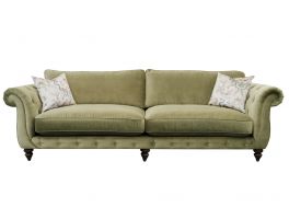 Alexander & James Utopia Standard Back 4 Seater Fabric Sofa