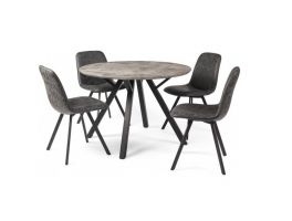 Vega Round Table & 4 Chairs