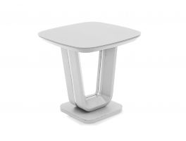 Camaro Lamp Table (White Gloss)