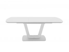 Camaro Large Extending Dining Table (White Gloss)