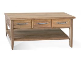 Woodland Living & Dining Coffee Table with 3 Drawers
