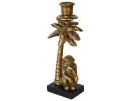 Monkey Palm Tree Candle Holder
