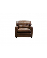 Alexander & James Bailey Chair upholstered in Byron Tumbleweed Leather