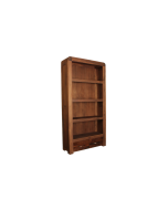 Baumhaus Shiro Walnut Large 2 Drawer Bookcase