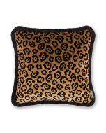 Paloma Home Leopard Gold Feather Filled Cushion
