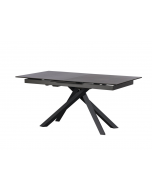 Harris 160cm-200cm Extending Dining Table (Dark Grey)