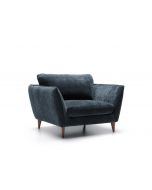 SITS Stella Atropa Dark Blue Fixed Cover Armchair Fast Track