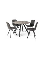 Vega Round Table & 4 Chairs