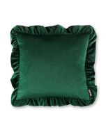 Paloma Home Ruffle Emerald Feather Filled Cushion