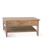 Woodland Living & Dining Coffee Table with 3 Drawers