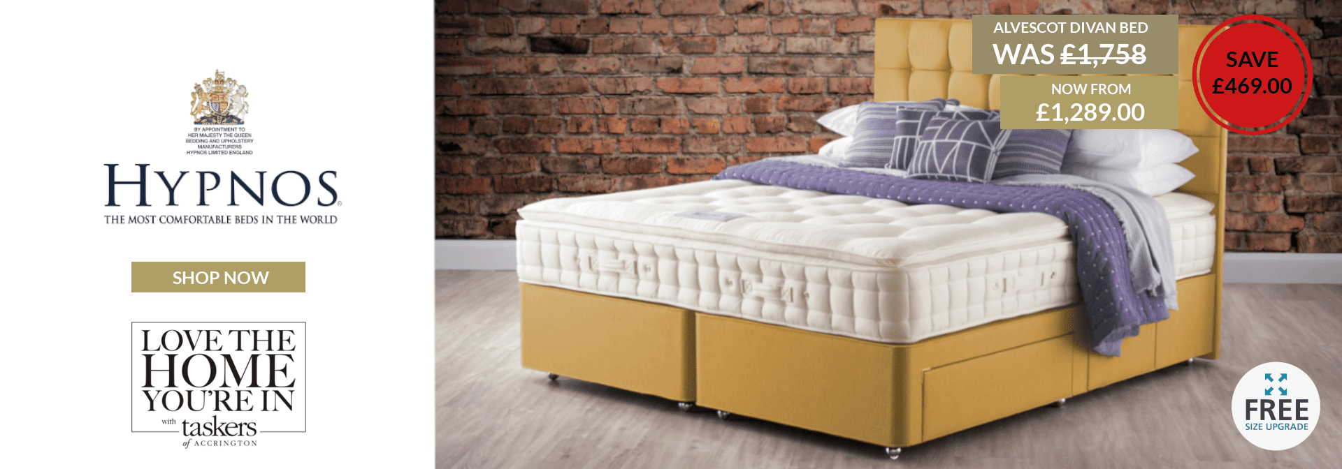 Hypnos Beds Free Size Upgrades Shop Now