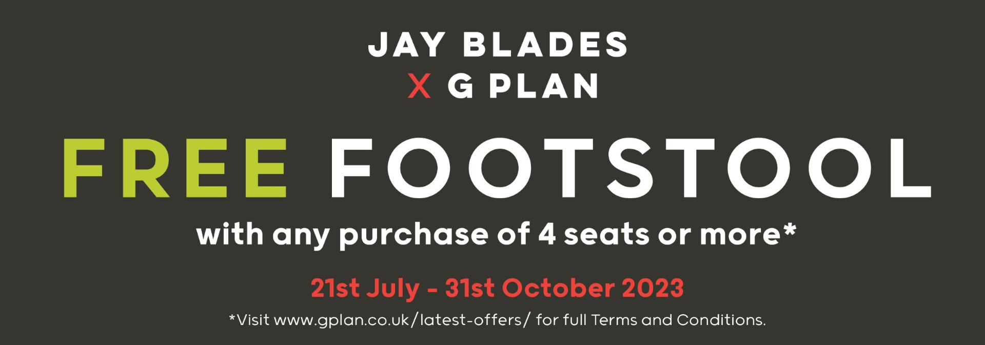 Jay Blades X G Plan Free Footstool