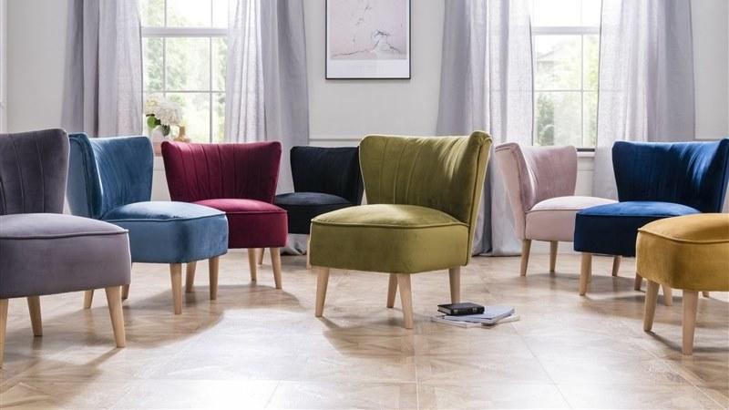 Upholstered Accent Chairs - Cocktail Chairs